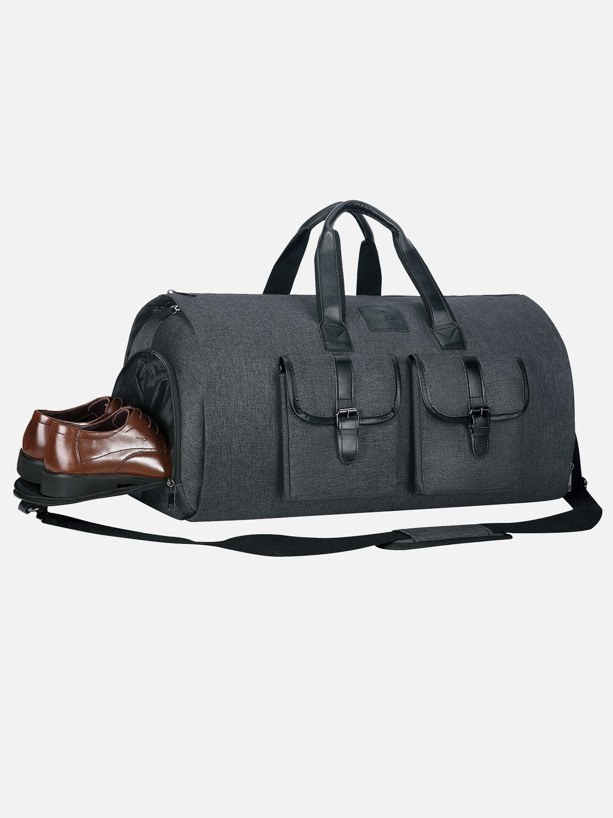 Uniquebela Carry-on Duffel Bag for Suit Travel Bag with Shoes Pouch for Men Women